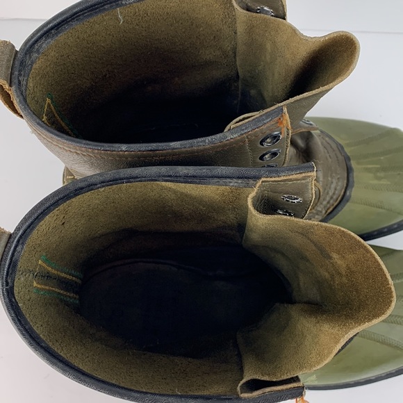 SOREL Kaufman Mark V made in Canada green hunting/hiking winter boots size 10 - Picture 9 of 16
